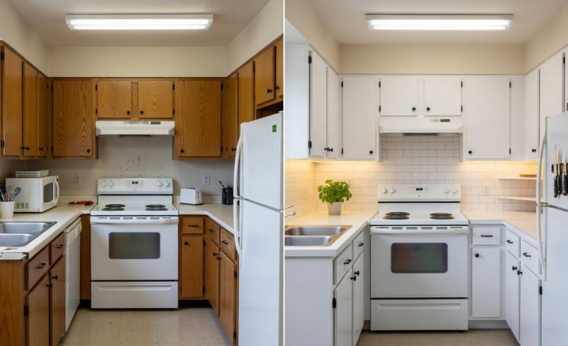 Rental Kitchen Makeover Under $150 (Fully Reversible & Deposit-Safe)