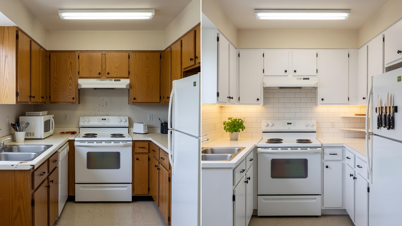 Rental Kitchen Makeover Under $150 (Fully Reversible & Deposit-Safe)